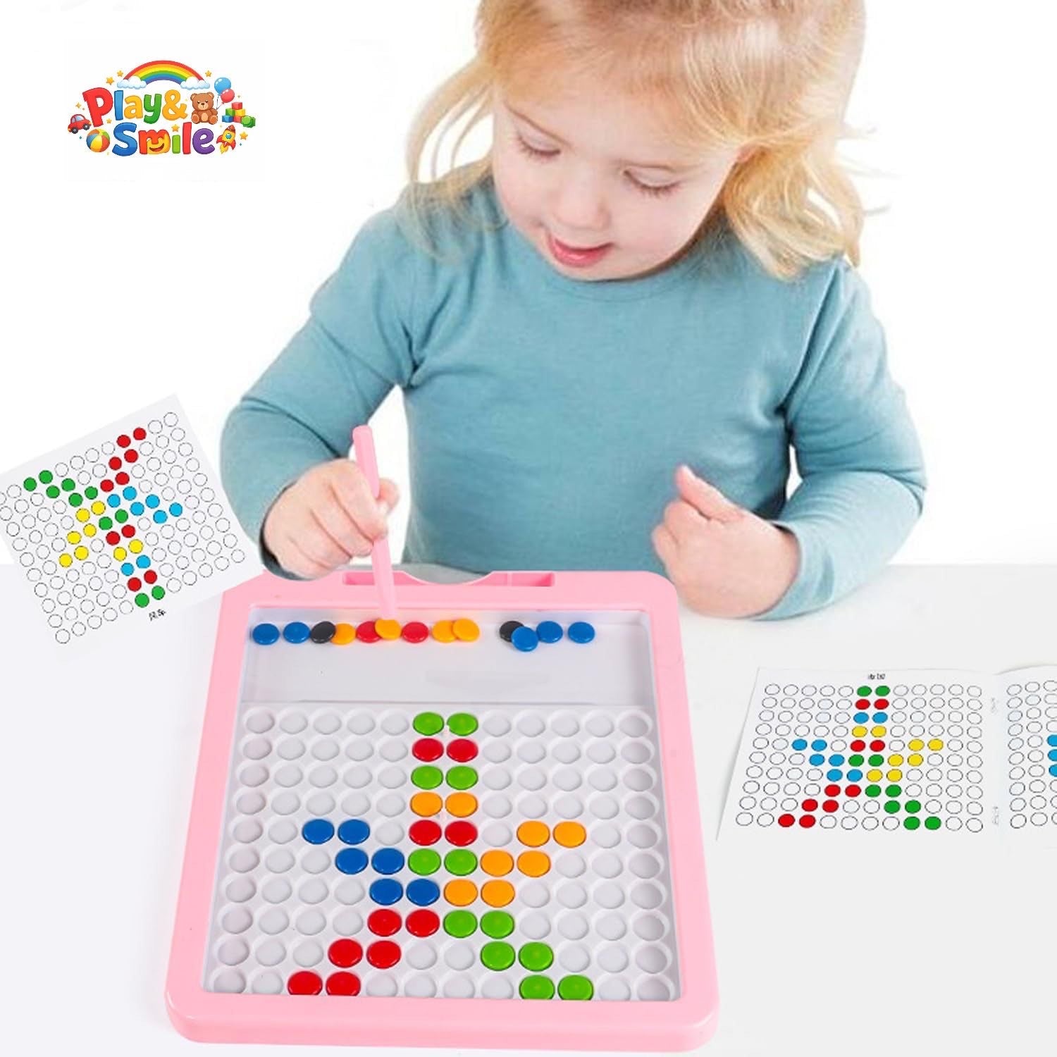 Magnetic drawing board for kids